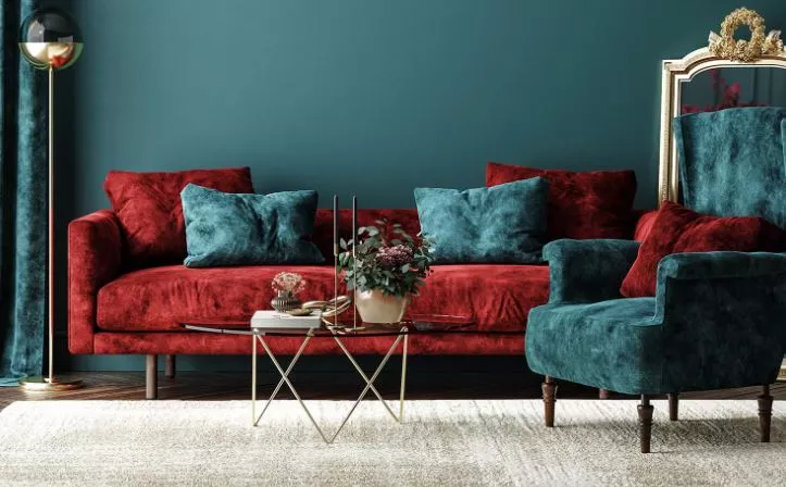 Colour Scheme For Red Couch?